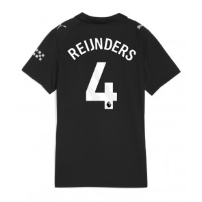Lacne Ženy Futbalové dres Manchester City Tijjani Reijnders #4 2025-26 Krátky Rukáv - Preč